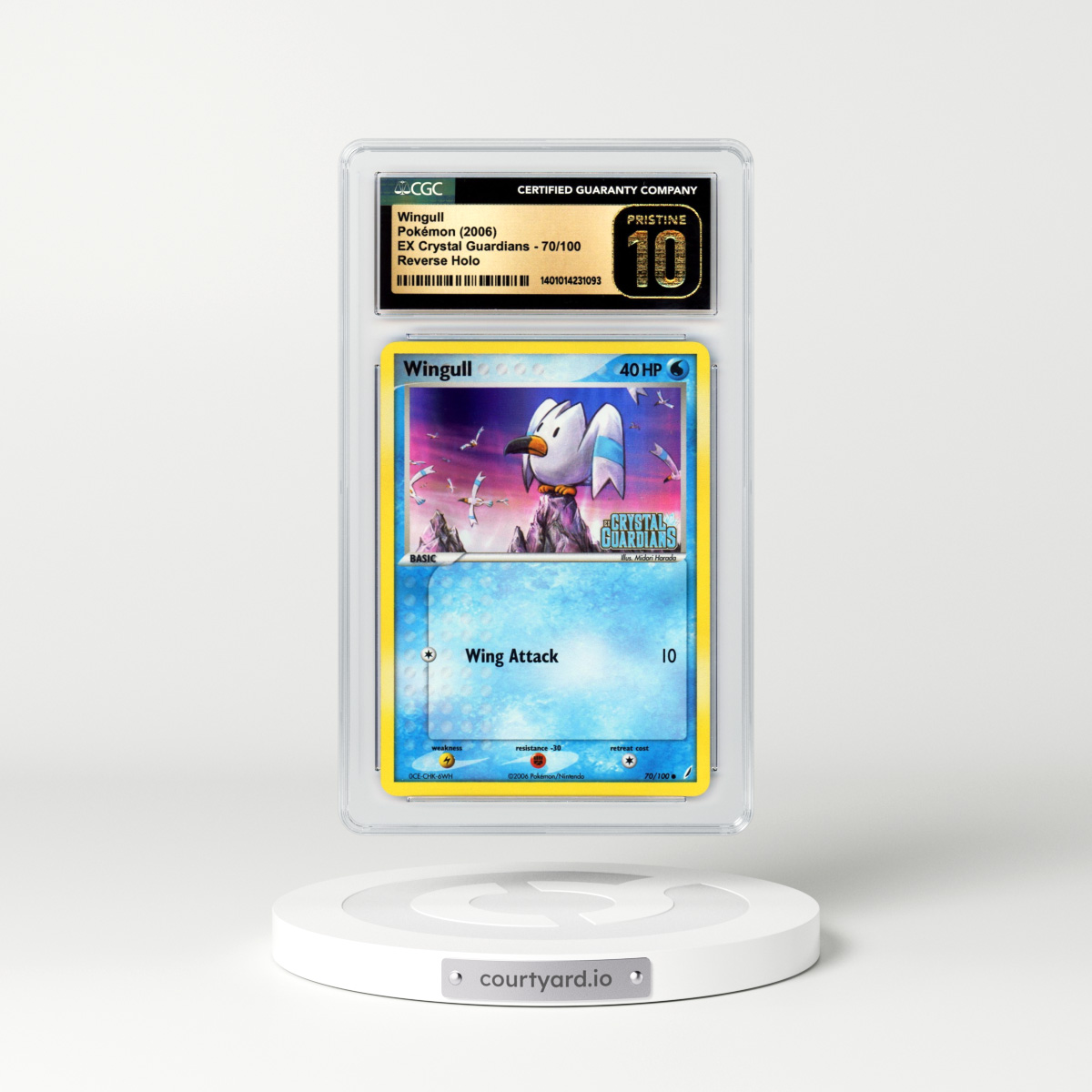 2006 EX Crystal Guardians #70 Wingull - Holo (CGC 10 PRISTINE)