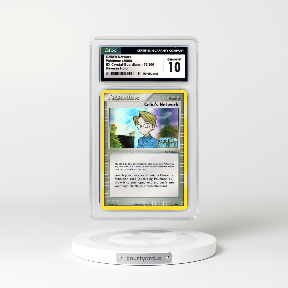 2006 EX Crystal Guardians #73 Celio's Network - Holo (CGC 10 GEM MINT)