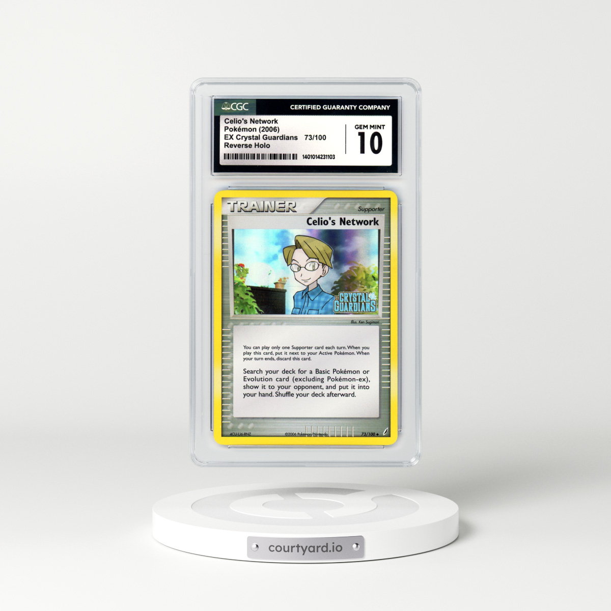2006 EX Crystal Guardians #73 Celio's Network - Holo (CGC 10 GEM MINT)