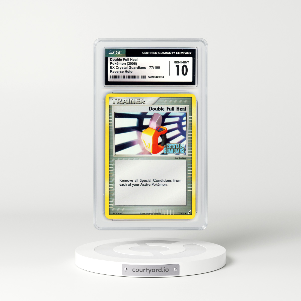 2006 EX Crystal Guardians #77 Double Full Heal - Holo (CGC 10 GEM MINT)