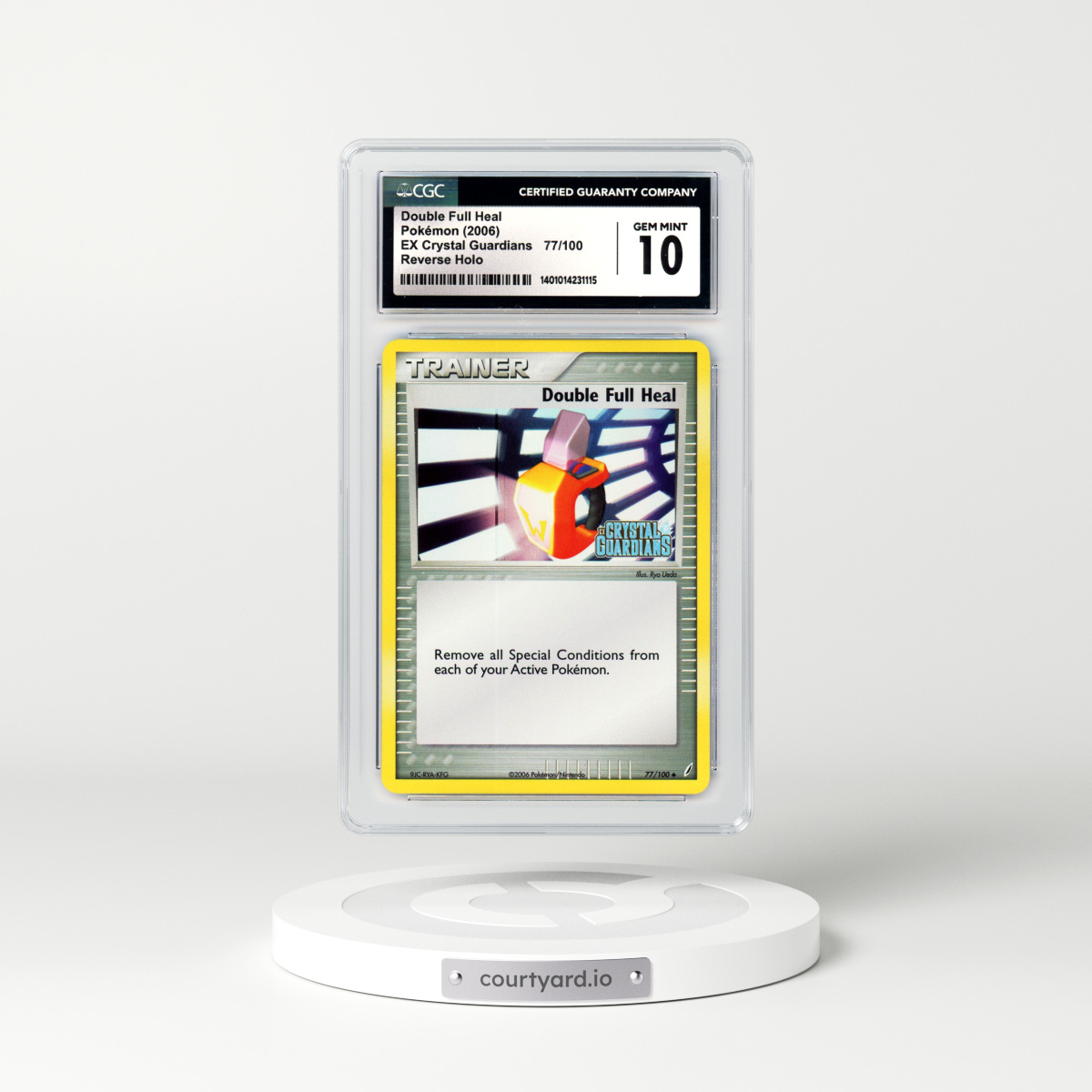 2006 EX Crystal Guardians #77 Double Full Heal - Holo (CGC 10 GEM MINT)