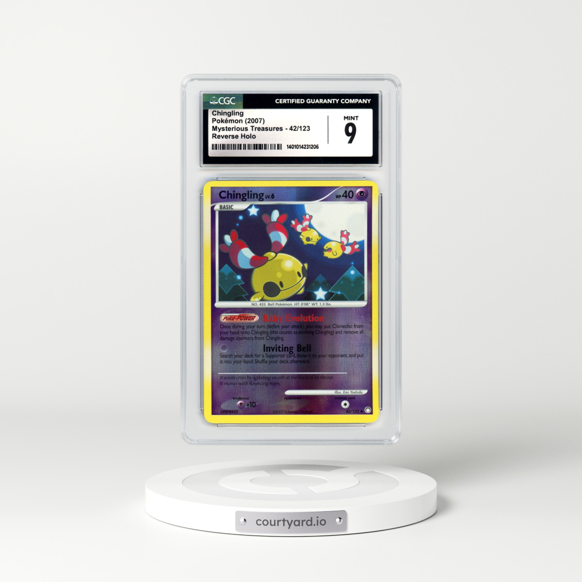 2007 Mysterious Treasures #42 Chingling - Holo (CGC 9 MINT)