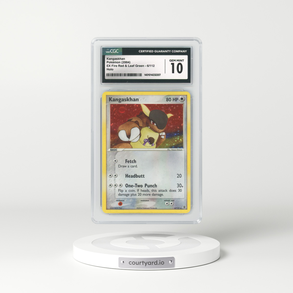 2004 EX FireRed & LeafGreen #6 Kangaskhan - Holo (CGC 10 GEM MINT)