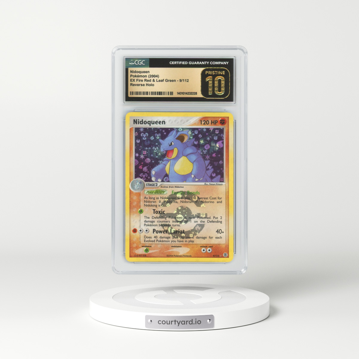 2004 EX FireRed & LeafGreen #9 Nidoqueen - Holo (CGC 10 PRISTINE)