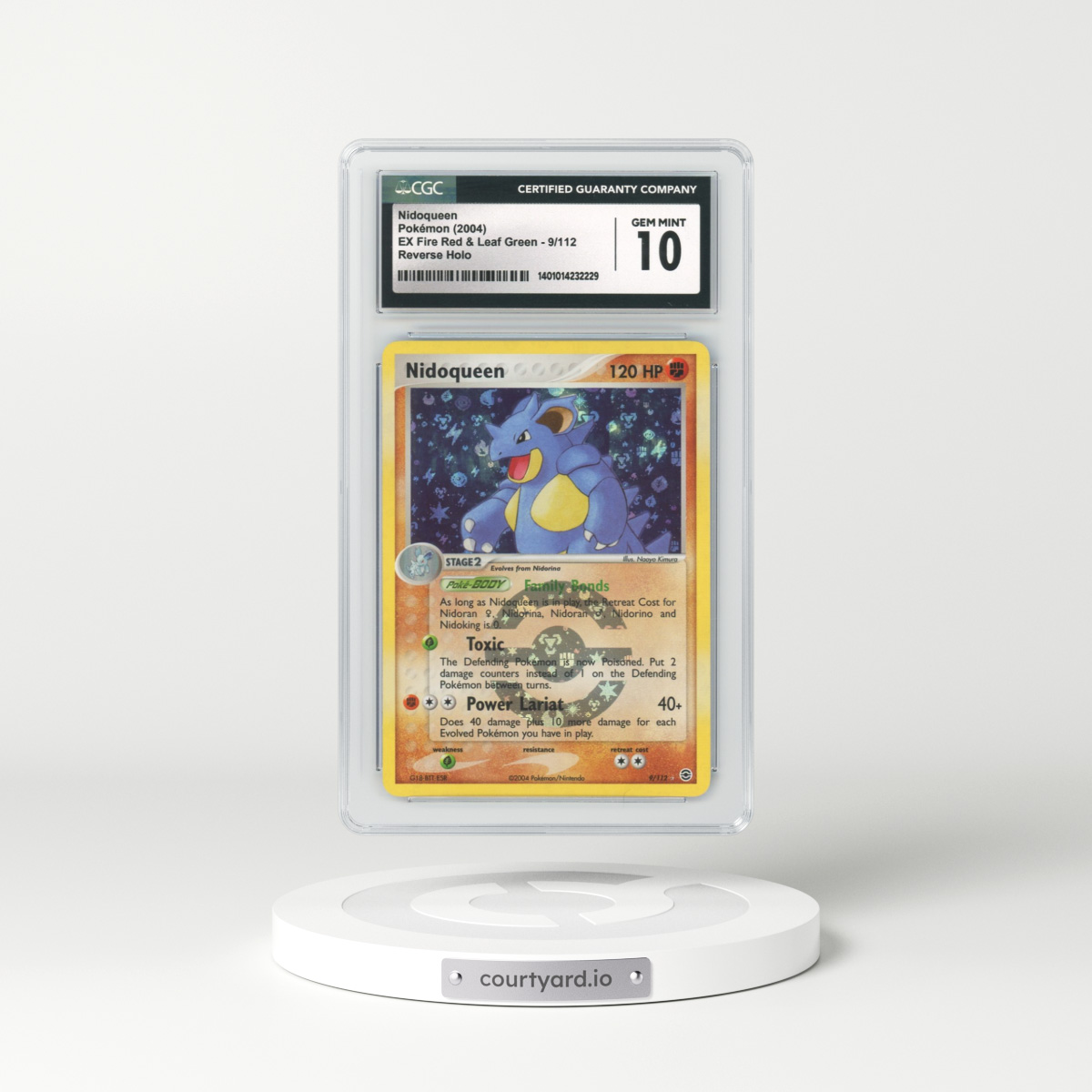 2004 EX FireRed & LeafGreen #9 Nidoqueen - Holo (CGC 10 GEM MINT)