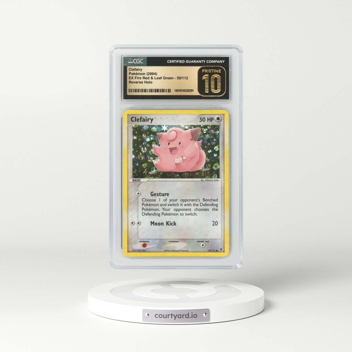 2004 EX FireRed & LeafGreen #59 Clefairy (CGC 10 PRISTINE)