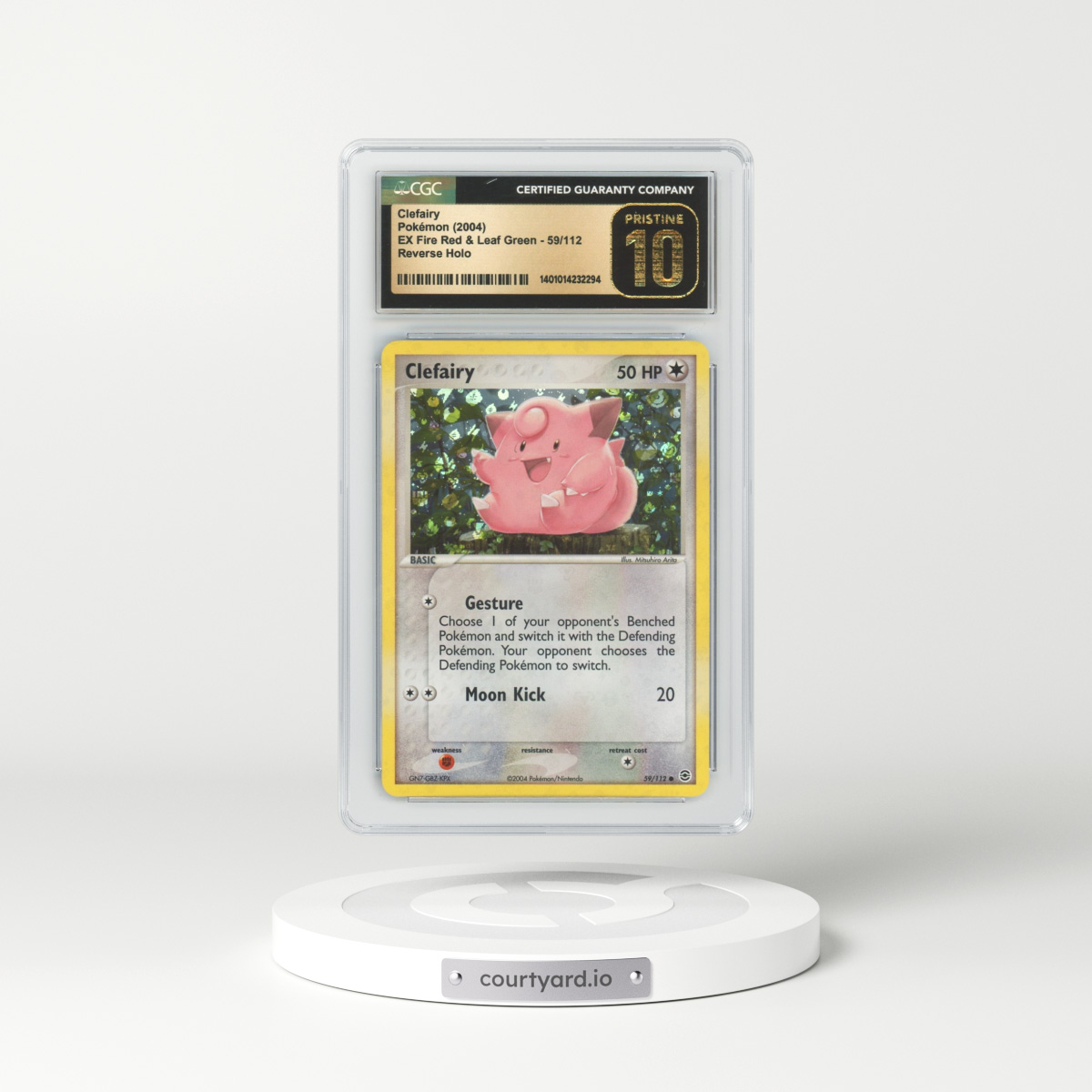 2004 EX FireRed & LeafGreen #59 Clefairy - Holo (CGC 10 PRISTINE)