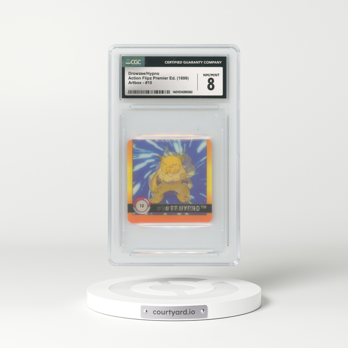 1999 Action Flipz #10 Drowzee/Hypno (CGC 8 NM-MT)