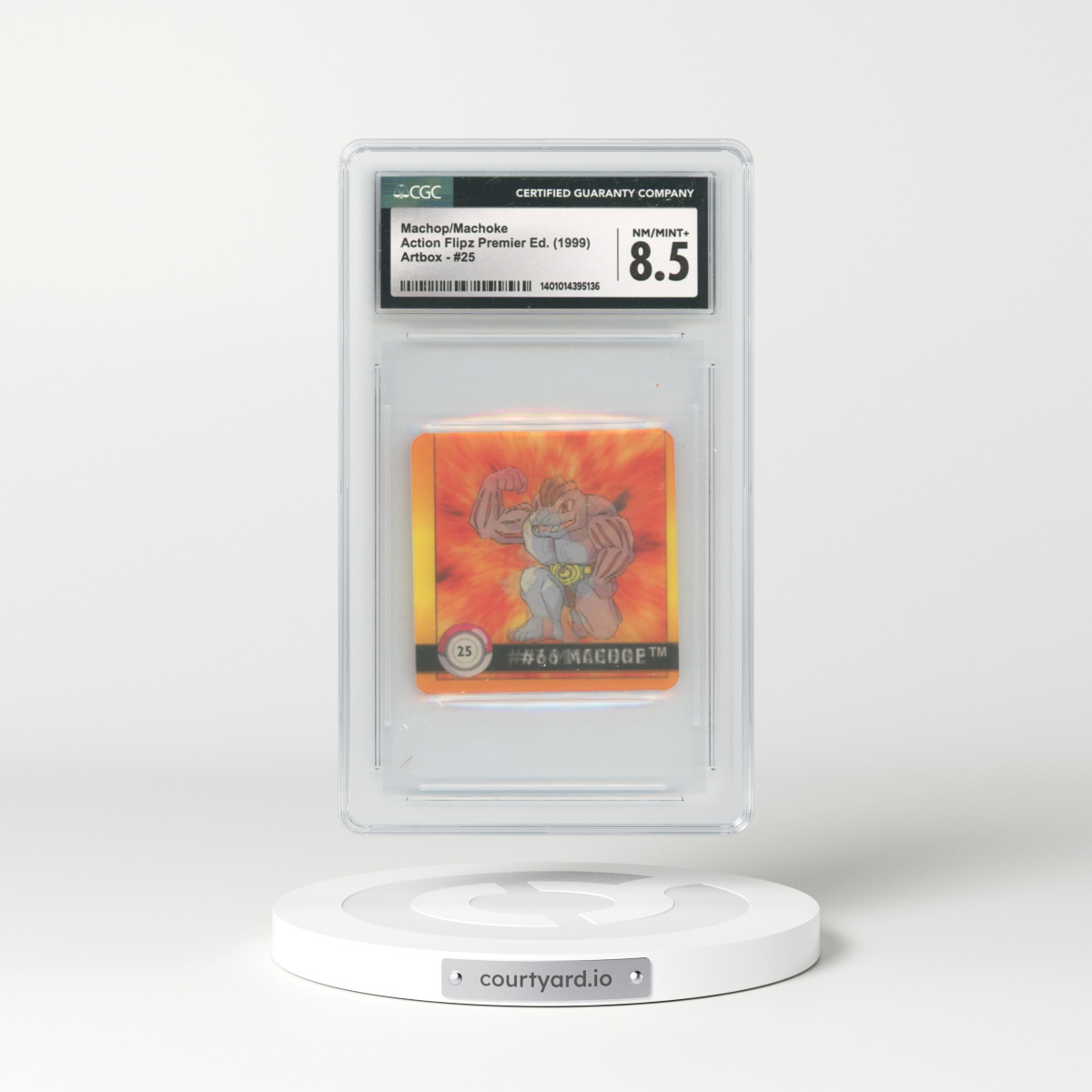 1999 Action Flipz #25 Machop/Machoke (CGC 8.5 NM-MT+)