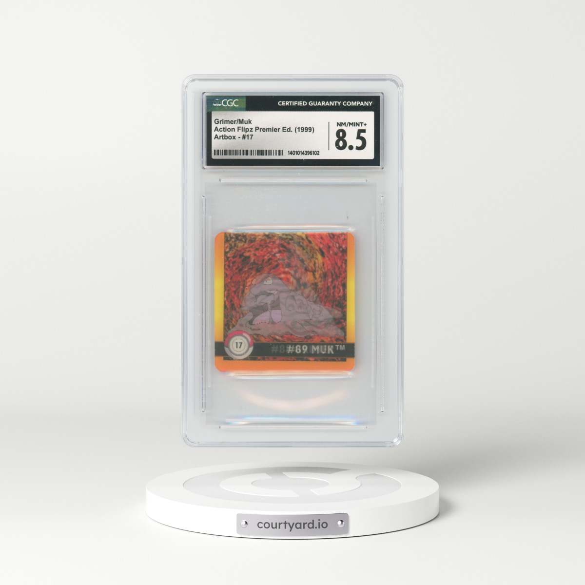 1999 Action Flipz #17 Grimer/Muk (CGC 8.5 NM-MT+)