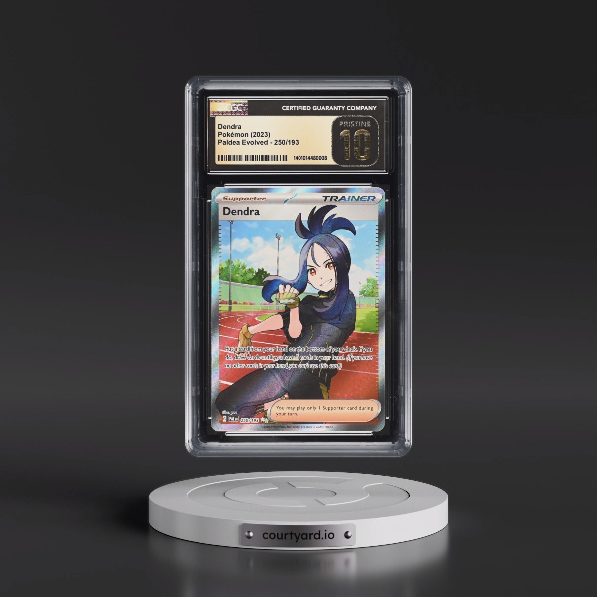 2023 Paldea Evolved - PAL EN #250/193 Dendra - Ultra Rare Holo (CGC 10 PRISTINE)