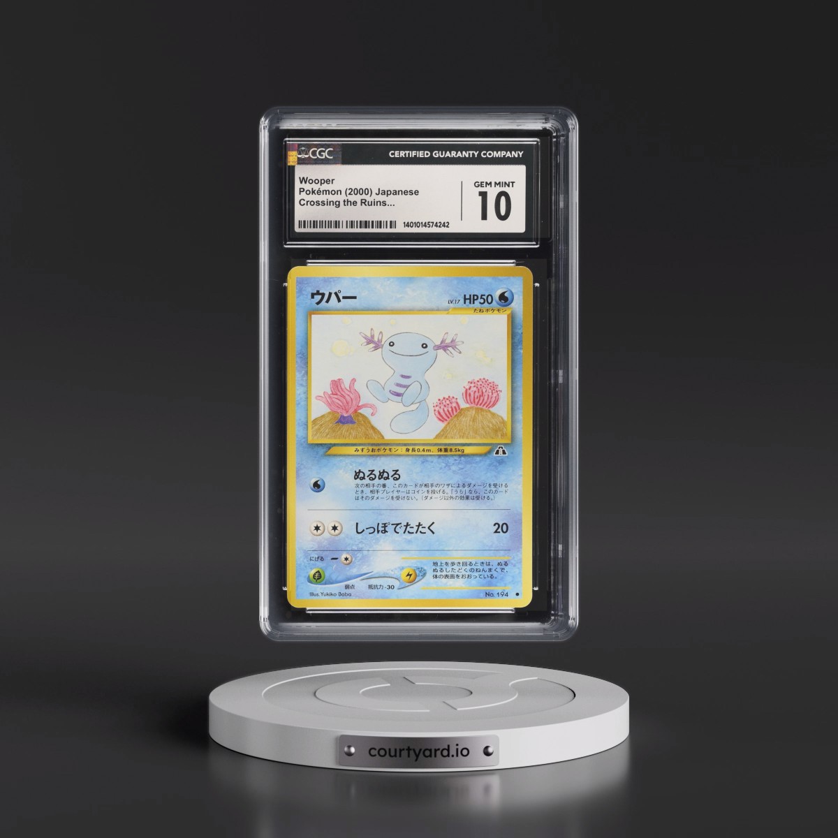 2000 Crossing the Ruins... Wooper (CGC 10 GEM MINT)