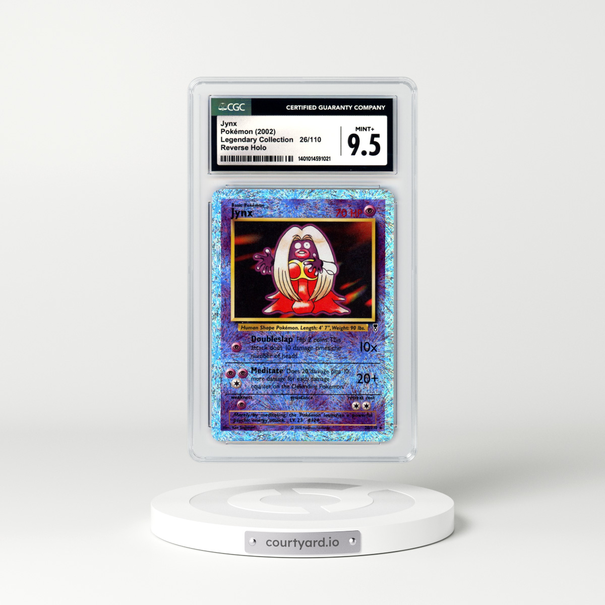 2002 Legendary Collection #26 Jynx - Holo (CGC 9.5 MINT+)