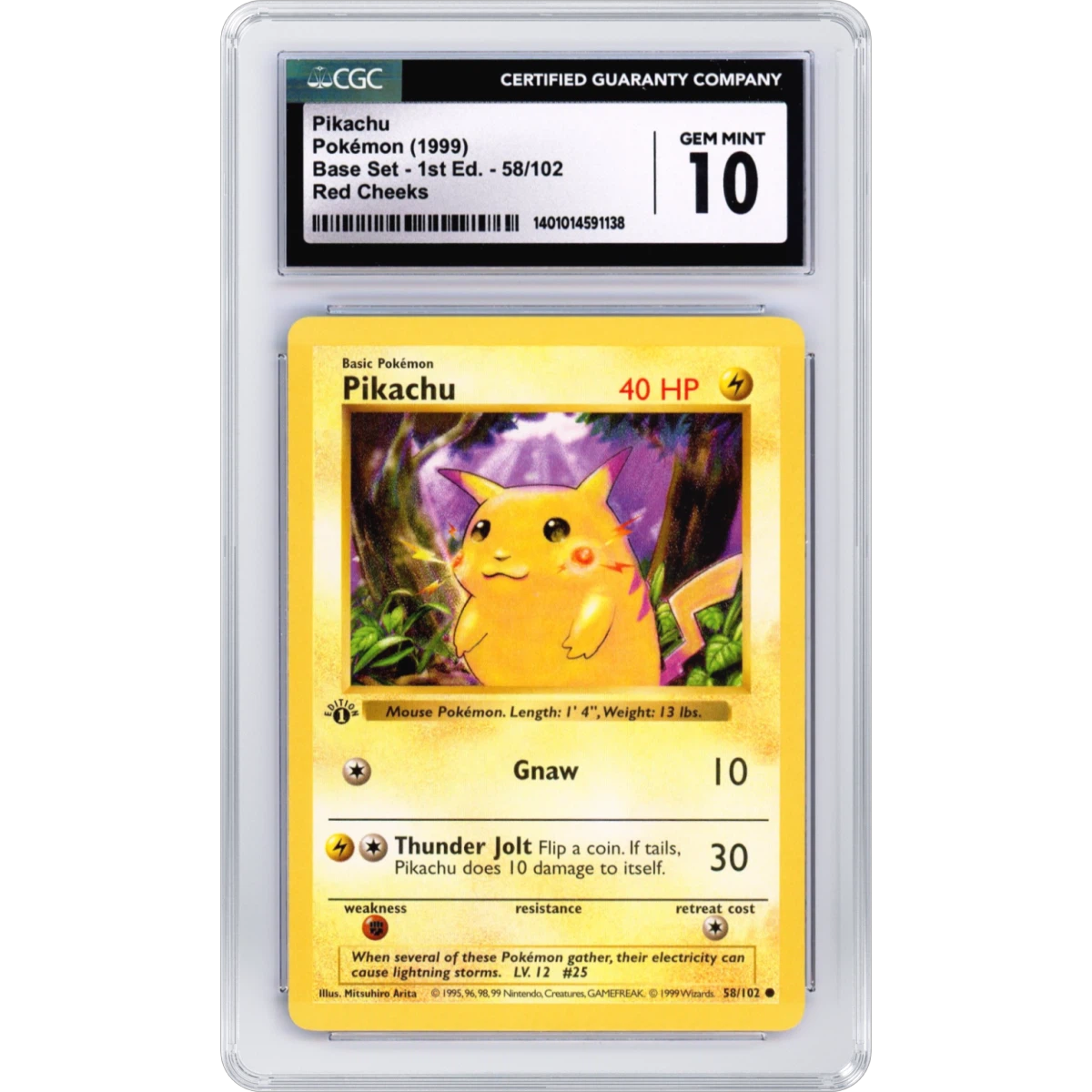 Pikachu card artwork
