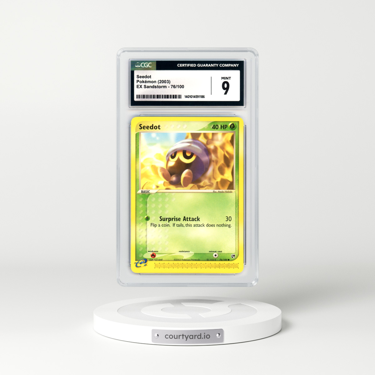 2003 EX Sandstorm #76 Seedot (CGC 9 MINT)