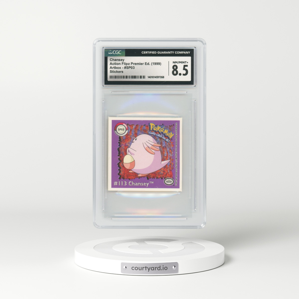 1999 Action Flipz #SP03 Chansey (CGC 8.5 NM-MT+)