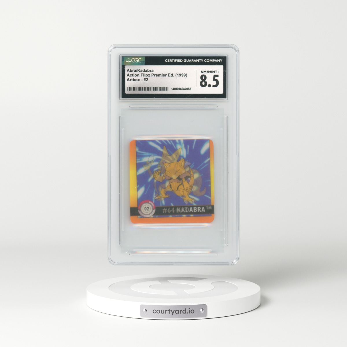 1999 Action Flipz #2 Abra/Kadabra (CGC 8.5 NM-MT+)