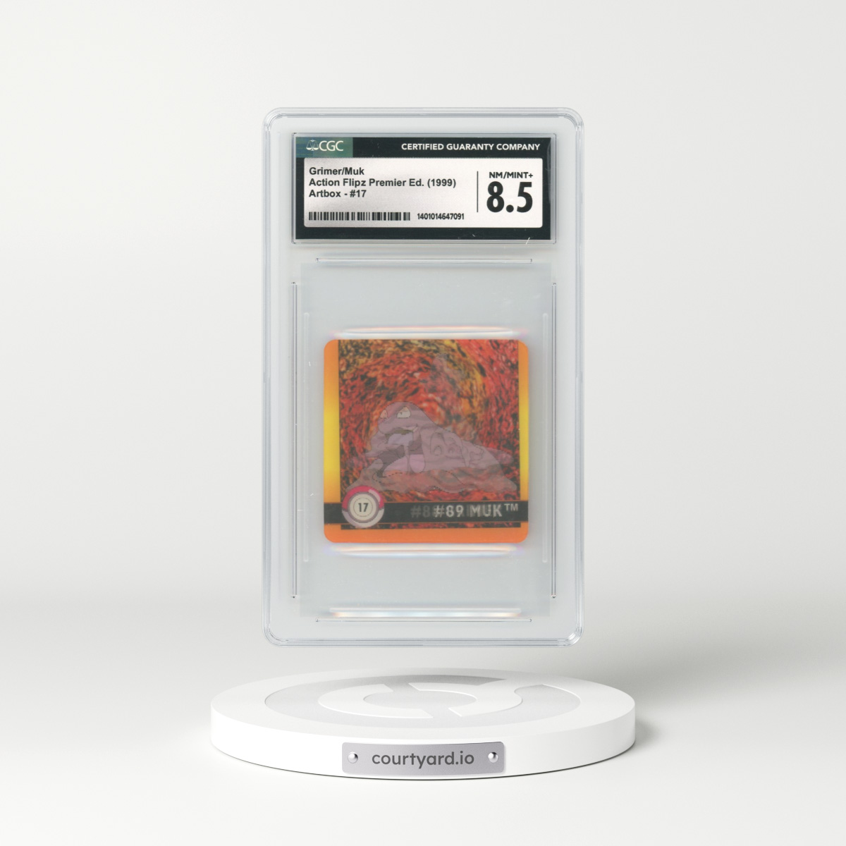 1999 Action Flipz #17 Grimer/Muk (CGC 8.5 NM-MT+)