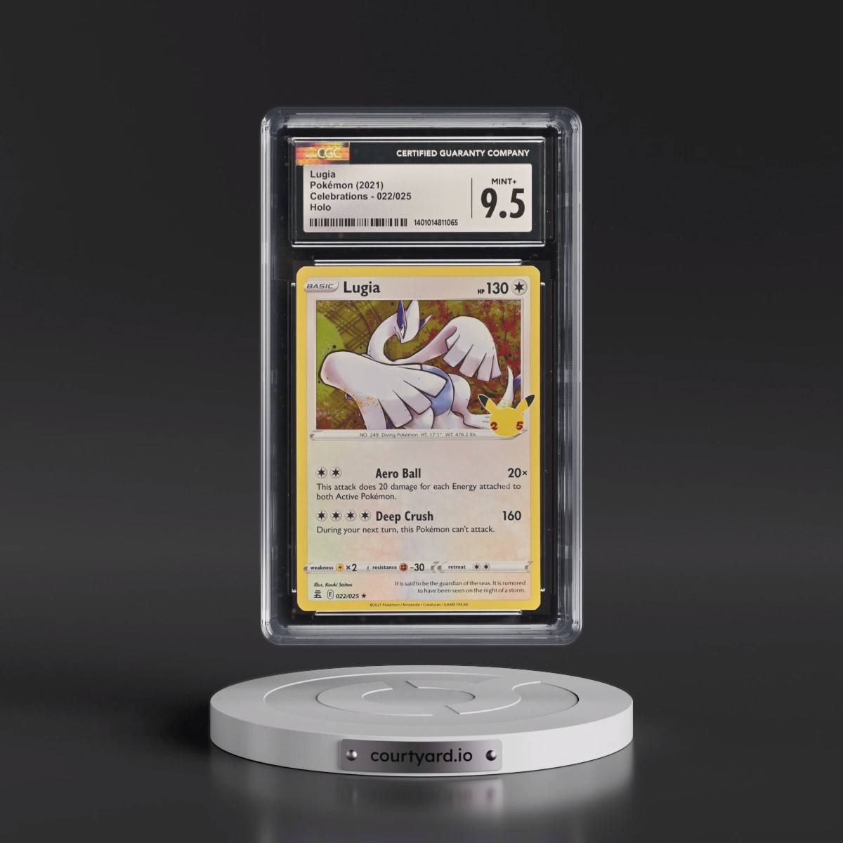 2021 Celebrations #022/025 Lugia - Holo (CGC 9.5 MINT+)