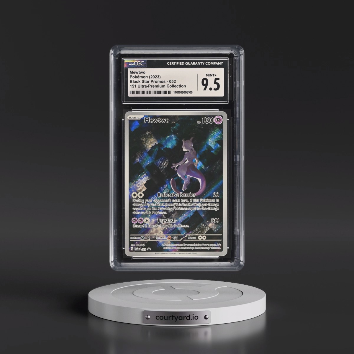 2023 Black Star Promos - Scarlet & Violet SVPEN #052 Mewtwo - 151 Ultra-Premium Collection (Holo) (CGC 9.5 MINT+)