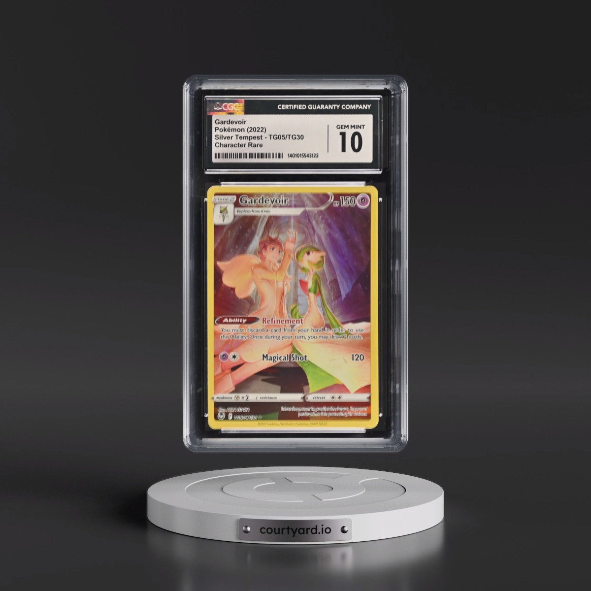 2022 Silver Tempest #TG05/TG30 Gardevoir - Trainer Gallery Holo (CGC 10 GEM MINT)
