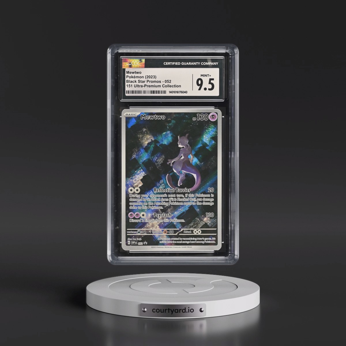 2023 Black Star Promos - Scarlet & Violet SVPEN #052 Mewtwo - 151 Ultra-Premium Collection (Holo) (CGC 9.5 MINT+)