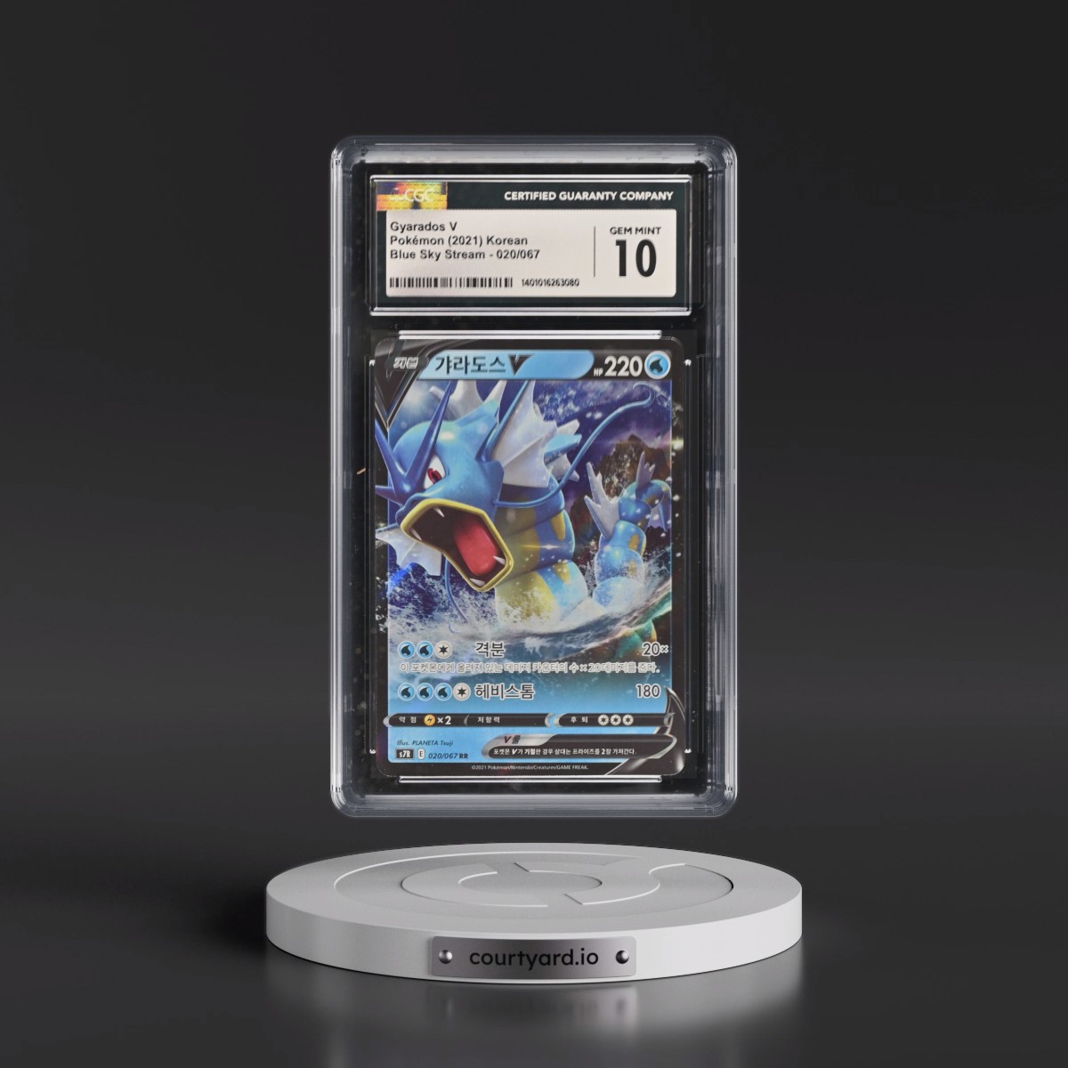 2021 Blue Sky Stream #020/067 Gyarados V - Holo (CGC 10 GEM MINT)