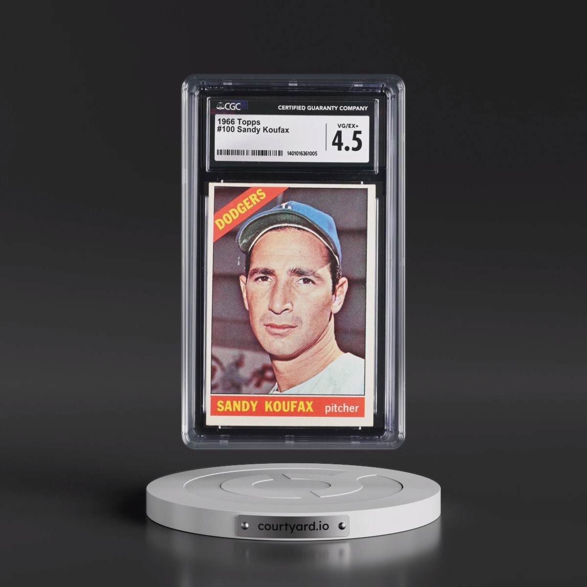 1966 Topps Sandy Koufax #100 CGC 4.5