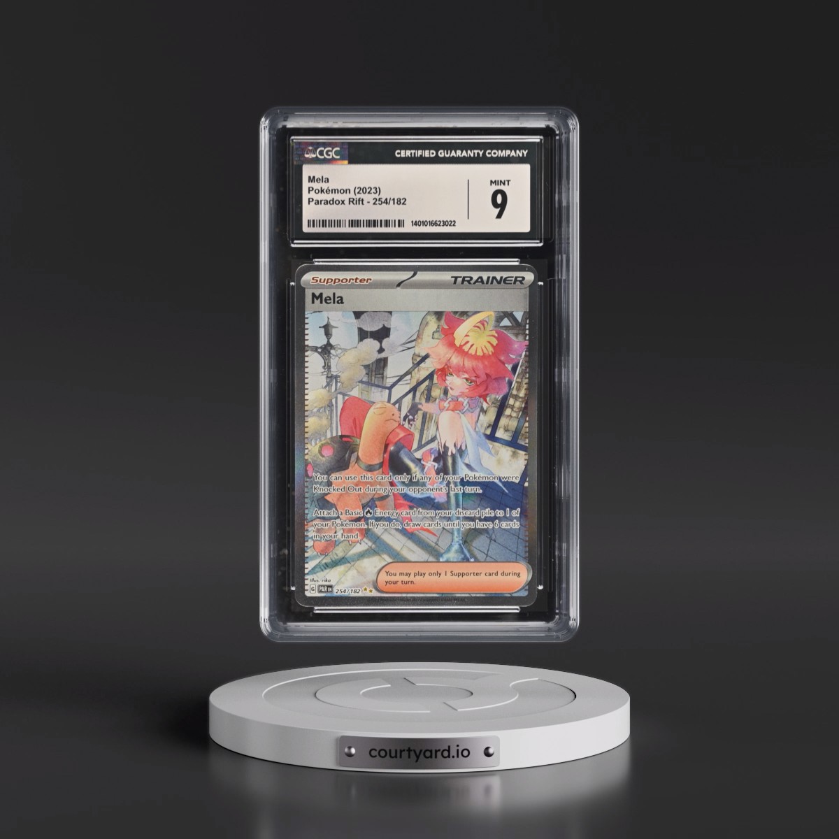 2023 Paradox Rift - PAR EN Mela - Special Illustration Rare (Holo) #254/182 CGC 9
