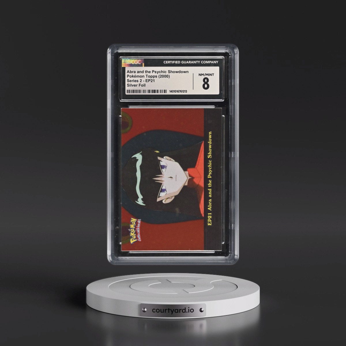 1999 Series 2 (Oval Nintendo Seal) #EP21 Abra and the Psychic Showdown - Silver Foil (CGC 8 NM-MT)