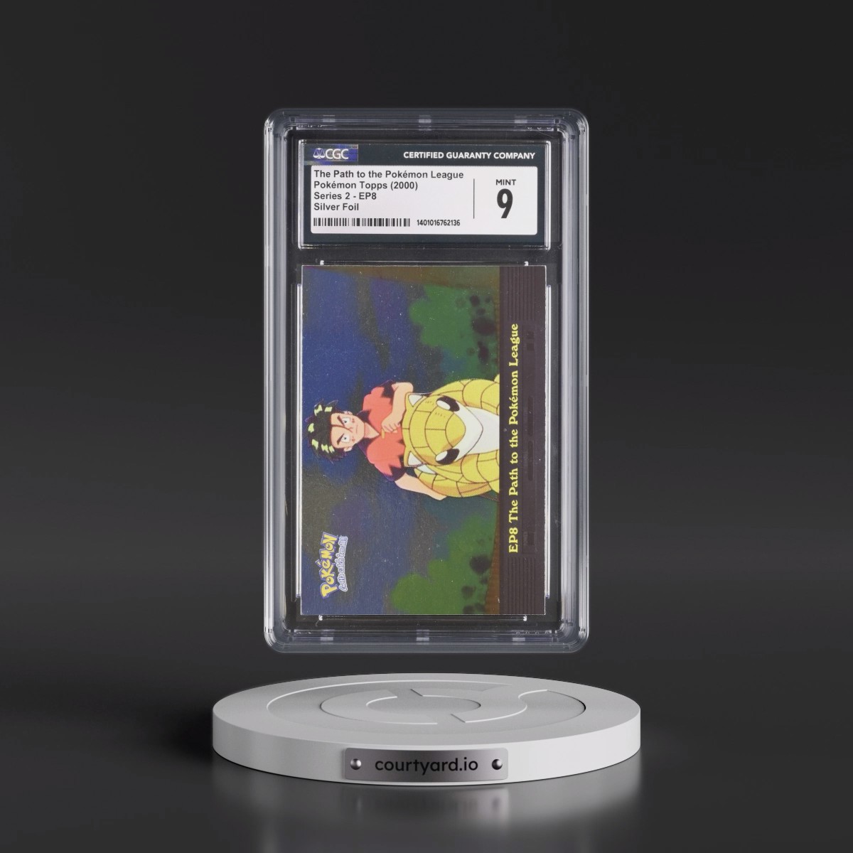 1999 Series 2 (Oval Nintendo Seal) #EP8 The Path to the Pokémon League - Silver Foil (CGC 9 MINT)