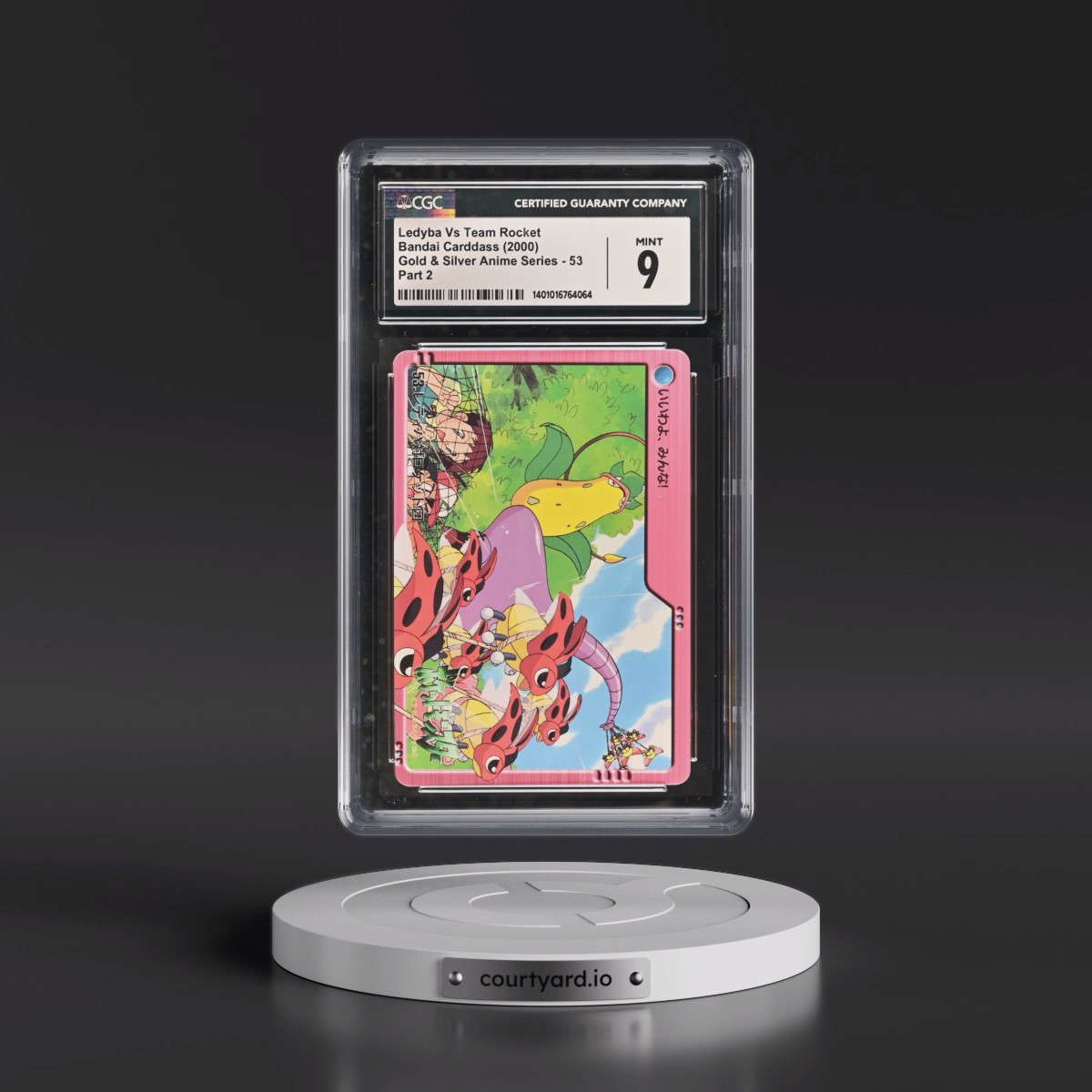 2000 Gold and Silver Anime Series #53 Ledyba Vs Team Rocket - Part 2 (CGC 9 MINT)