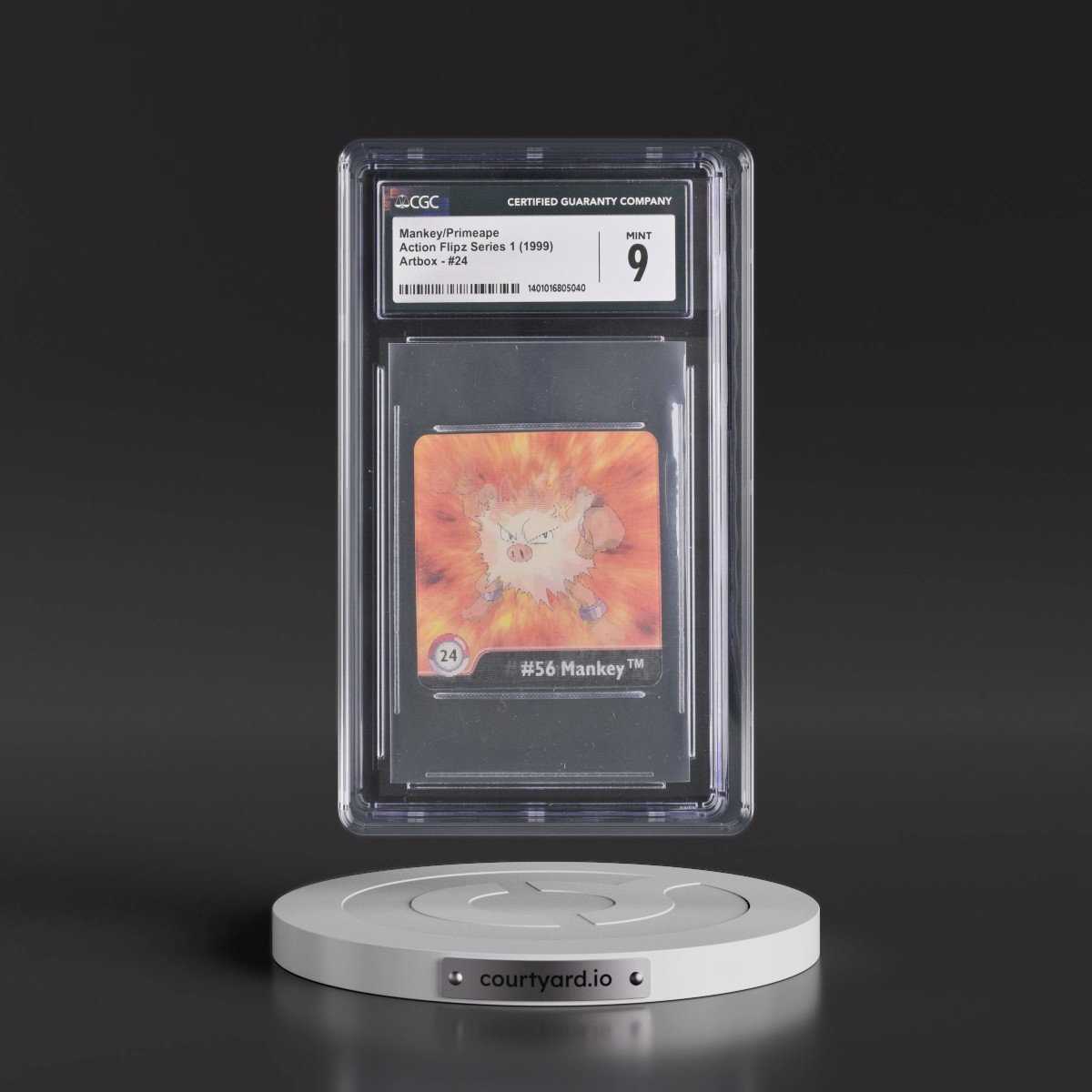 Action Flipz Series 1 (Artbox) - English #24 Mankey/Primeape (CGC 9 MINT)