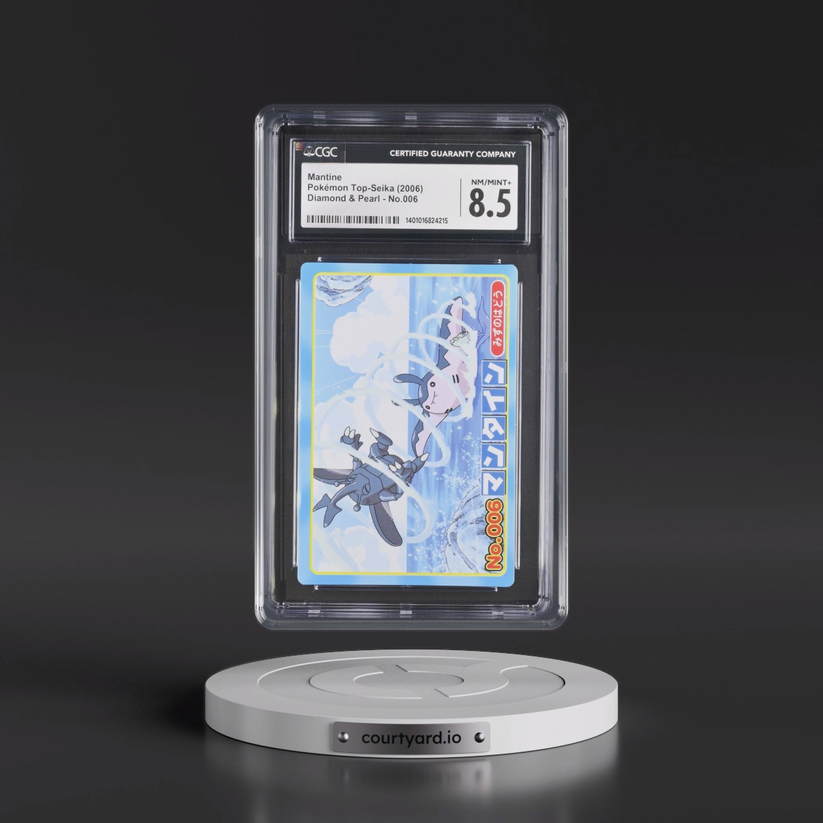 2006 Diamond & Pearl (Blue Border) #006 Mantine (CGC 8.5 NM-MT+)