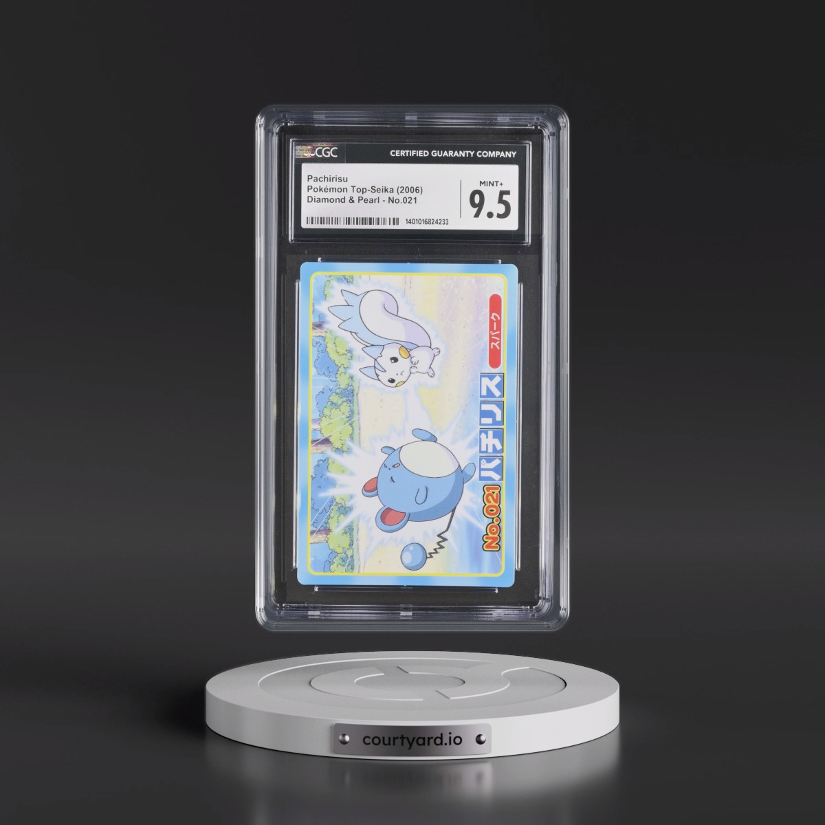 2006 Diamond & Pearl (Blue Border) #021 Pachirisu (CGC 9.5 MINT+)