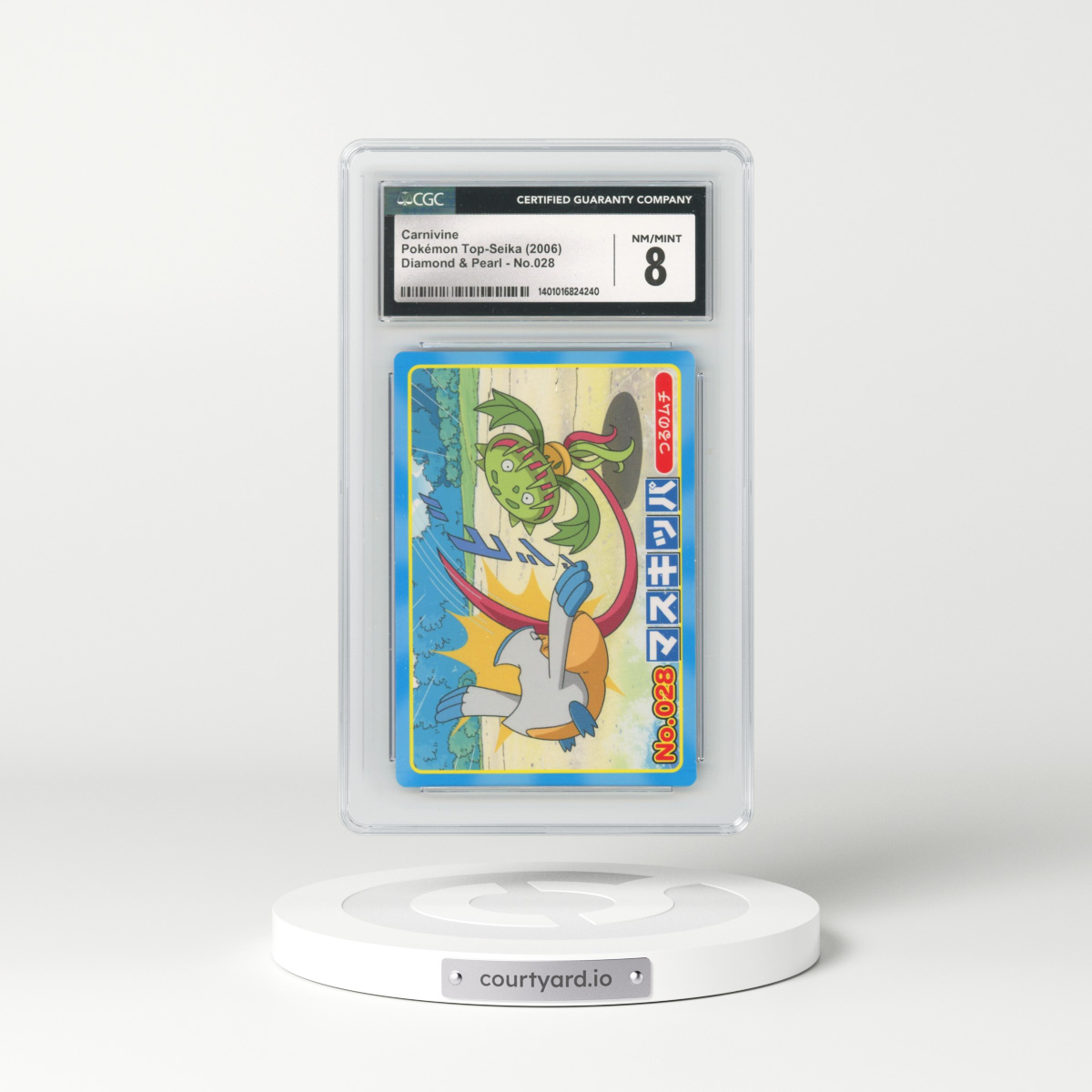 2006 Diamond & Pearl (Blue Border) #028 Carnivine (CGC 8 NM-MT)