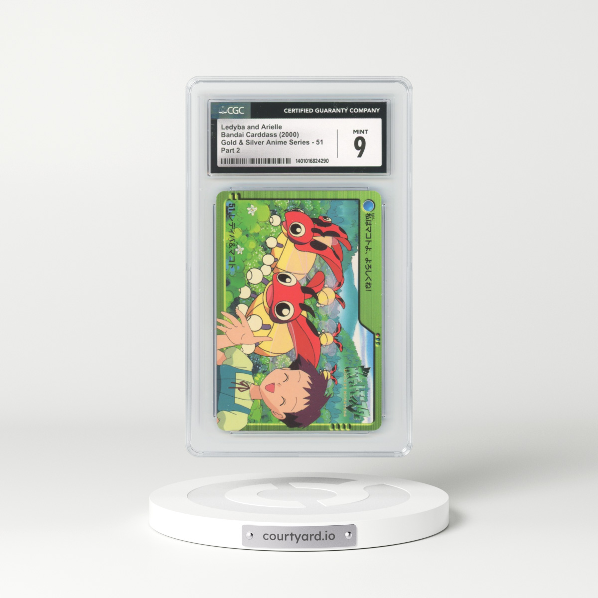 2000 Gold and Silver Anime Series #51 Ledyba and Arielle - Part 2 (CGC 9 MINT)