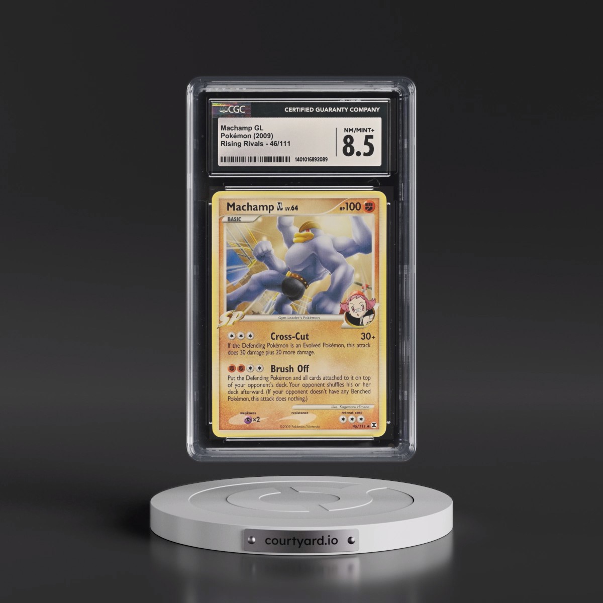 2009 Rising Rivals #46/111 MachampÂ GL (CGC 8.5 NM-MT+)