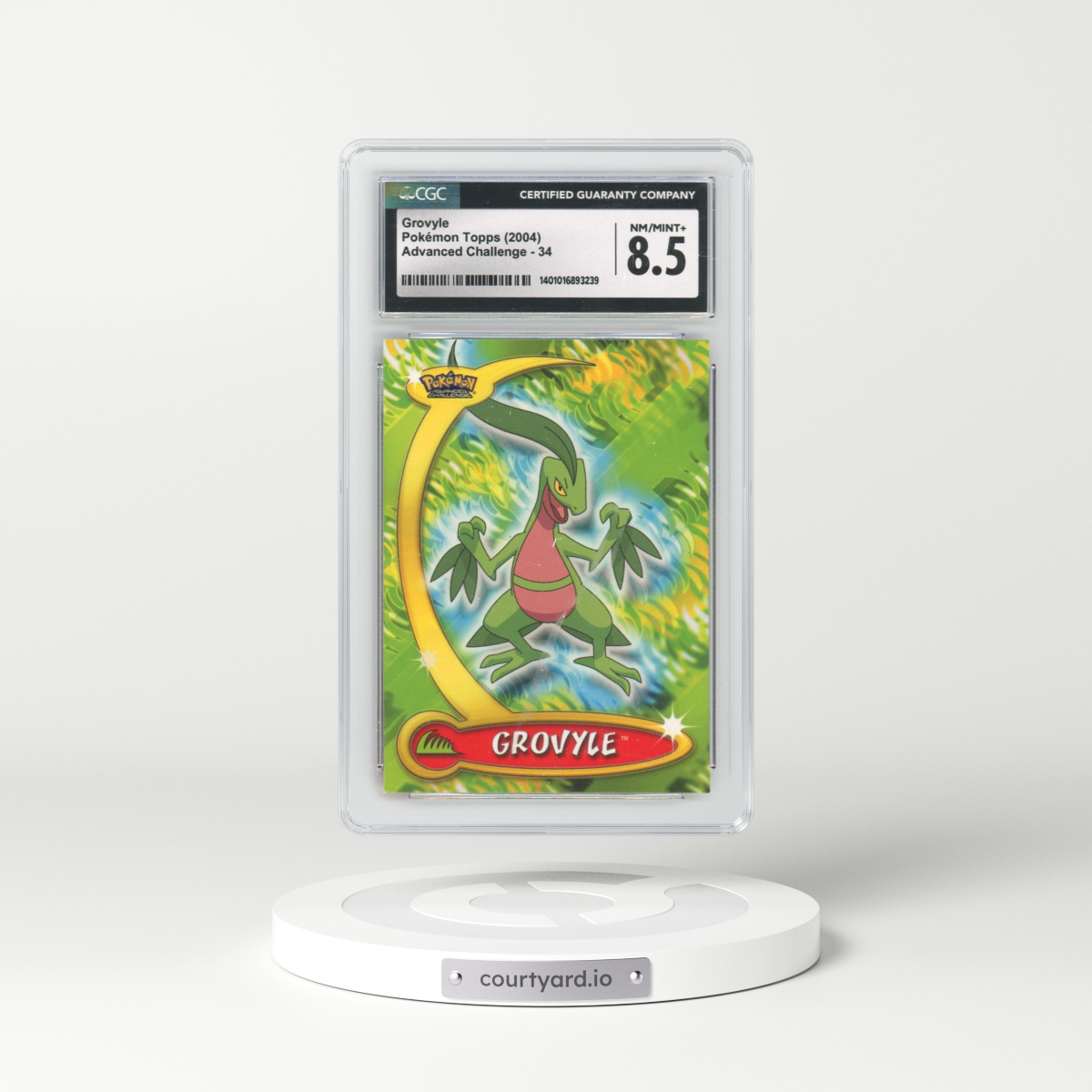 2004 Advanced Challenge #34 Grovyle (CGC 8.5 NM-MT+)