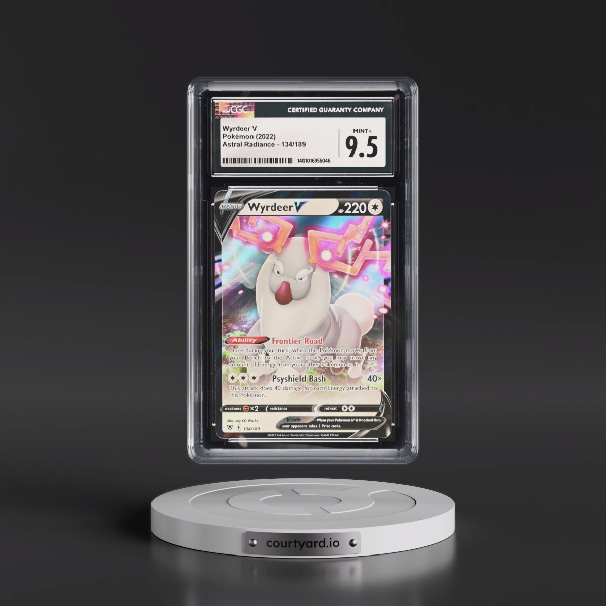 Astral Radiance #134/189 Wyrdeer V - Holo (CGC 9.5 MINT+)