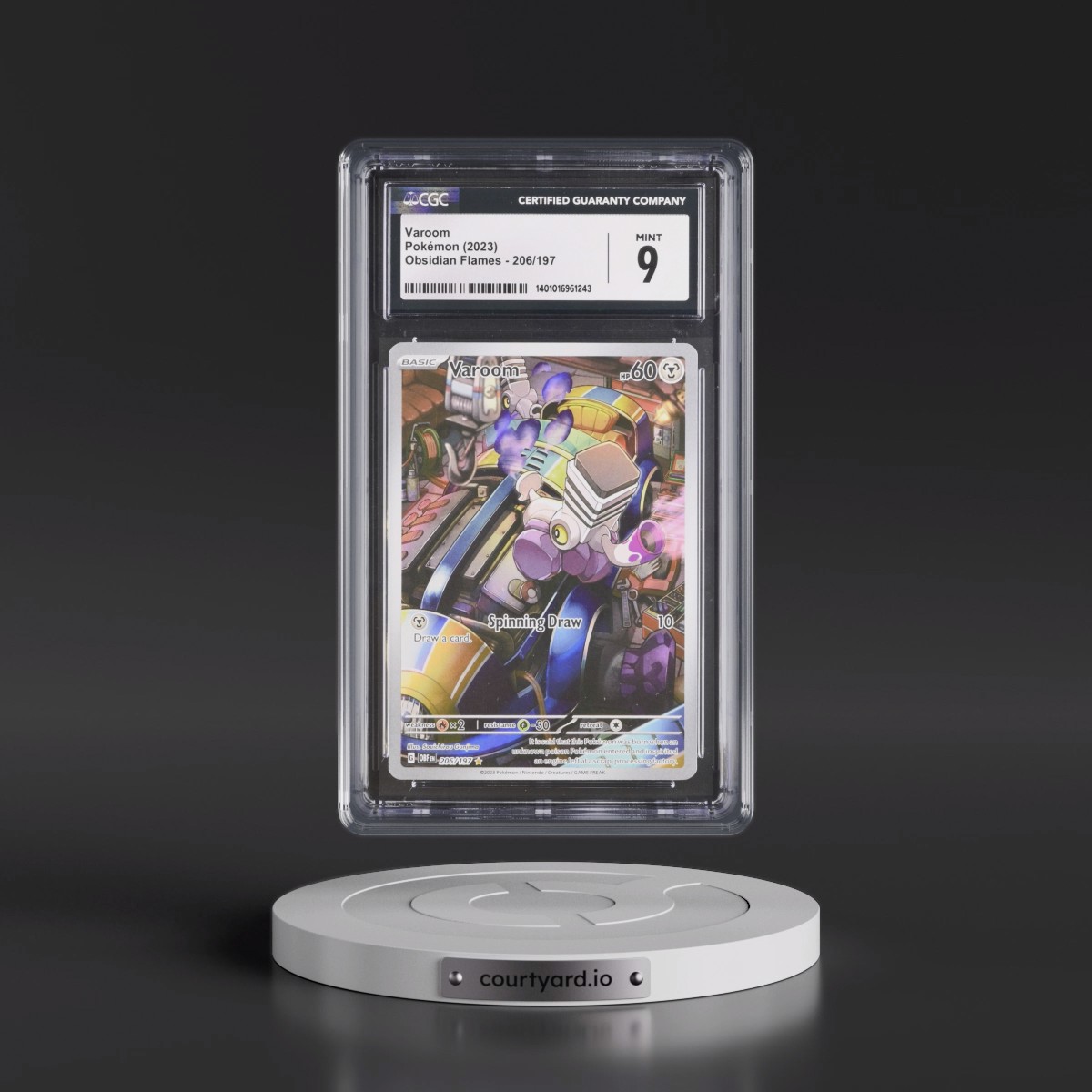 2023 Obsidian Flames - OBF EN #206/197 Varoom - Illustration Rare Holo (CGC 9 MINT)