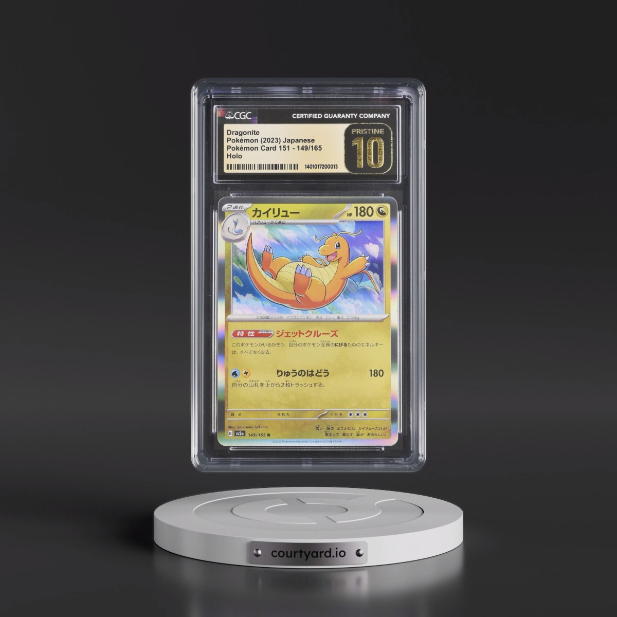 2023 Pokémon Card 151 #149/165 Dragonite - Holo (CGC 10 PRISTINE)