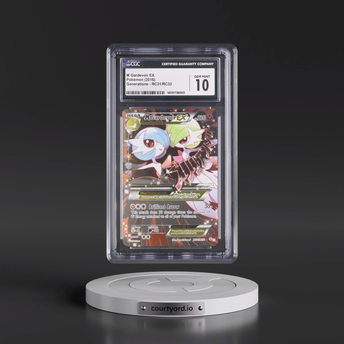 2016 Generations #RC31/RC32 M Gardevoir EX - Radiant Collection Holo (CGC 10 GEM MINT) - Photo