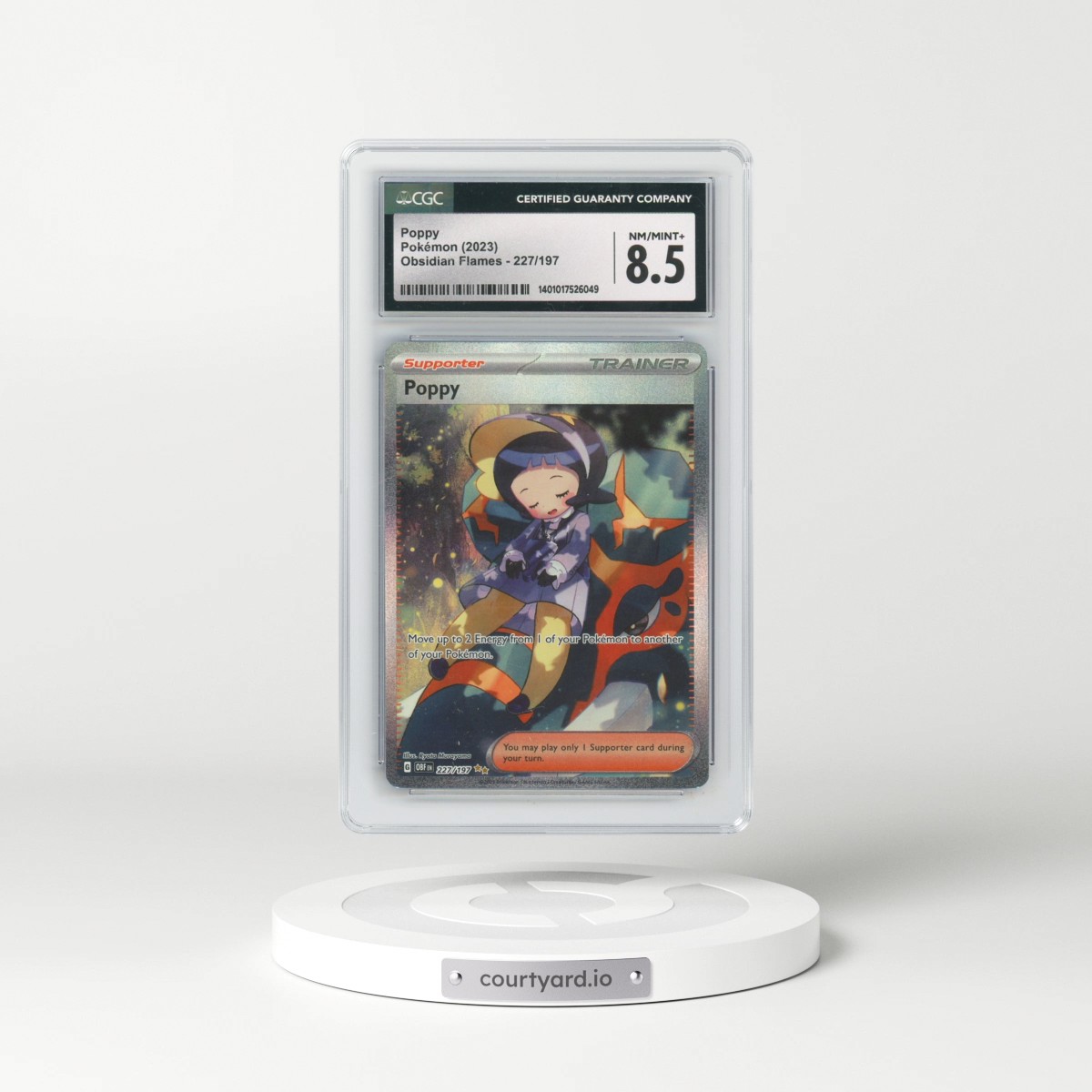 2023 Obsidian Flames - OBF EN #227/197 Poppy - Special Illustration Rare (Holo) (CGC 8.5 NM-MT+)