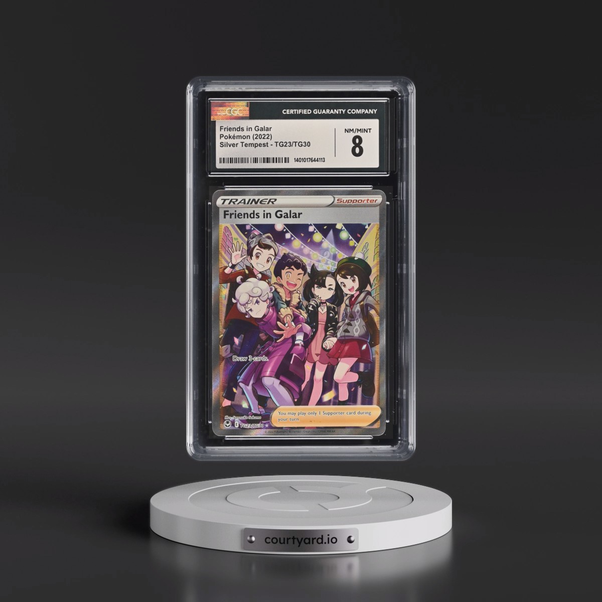 2022 Silver Tempest #TG23/TG30 Friends in Galar - Trainer Gallery Holo (CGC 8 NM-MT)