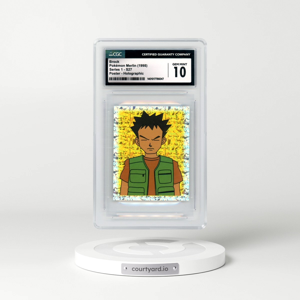 1998 Series 1 #S27 Brock - Poster Holographic (CGC 10 GEM MINT)