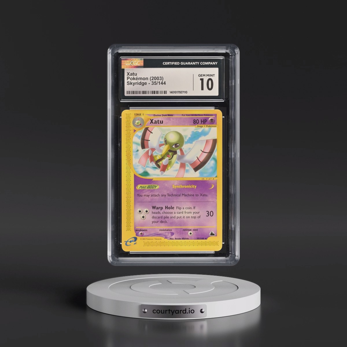 2003 Skyridge #35/144 Xatu (CGC 10 GEM MINT)