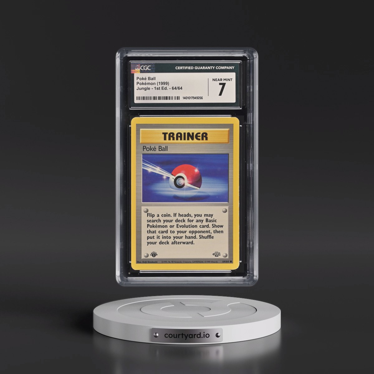 1999 Jungle #64/64 Poké Ball - 1st Edition 1st Edition (CGC 7 NM)