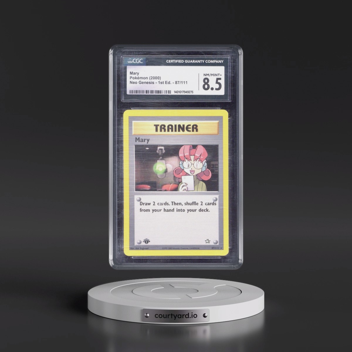 2000 Neo Genesis #87/111 Mary - 1st Edition (CGC 8.5 NM-MT+)