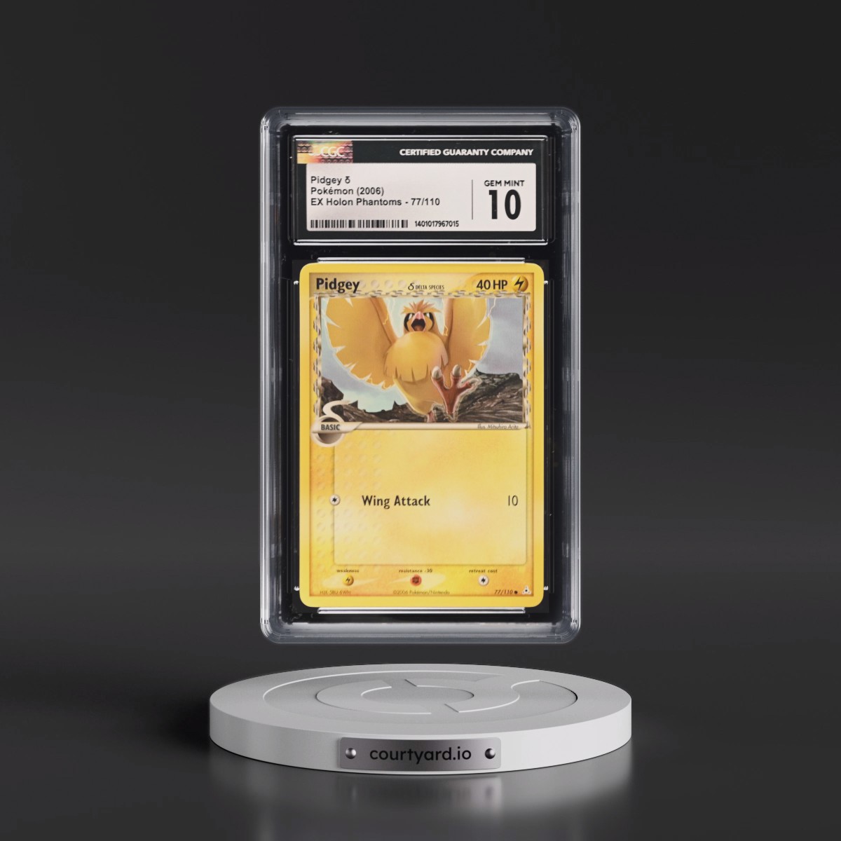 2006 EX Holon Phantoms #77/110 Pidgey δ (CGC 10 GEM MINT)